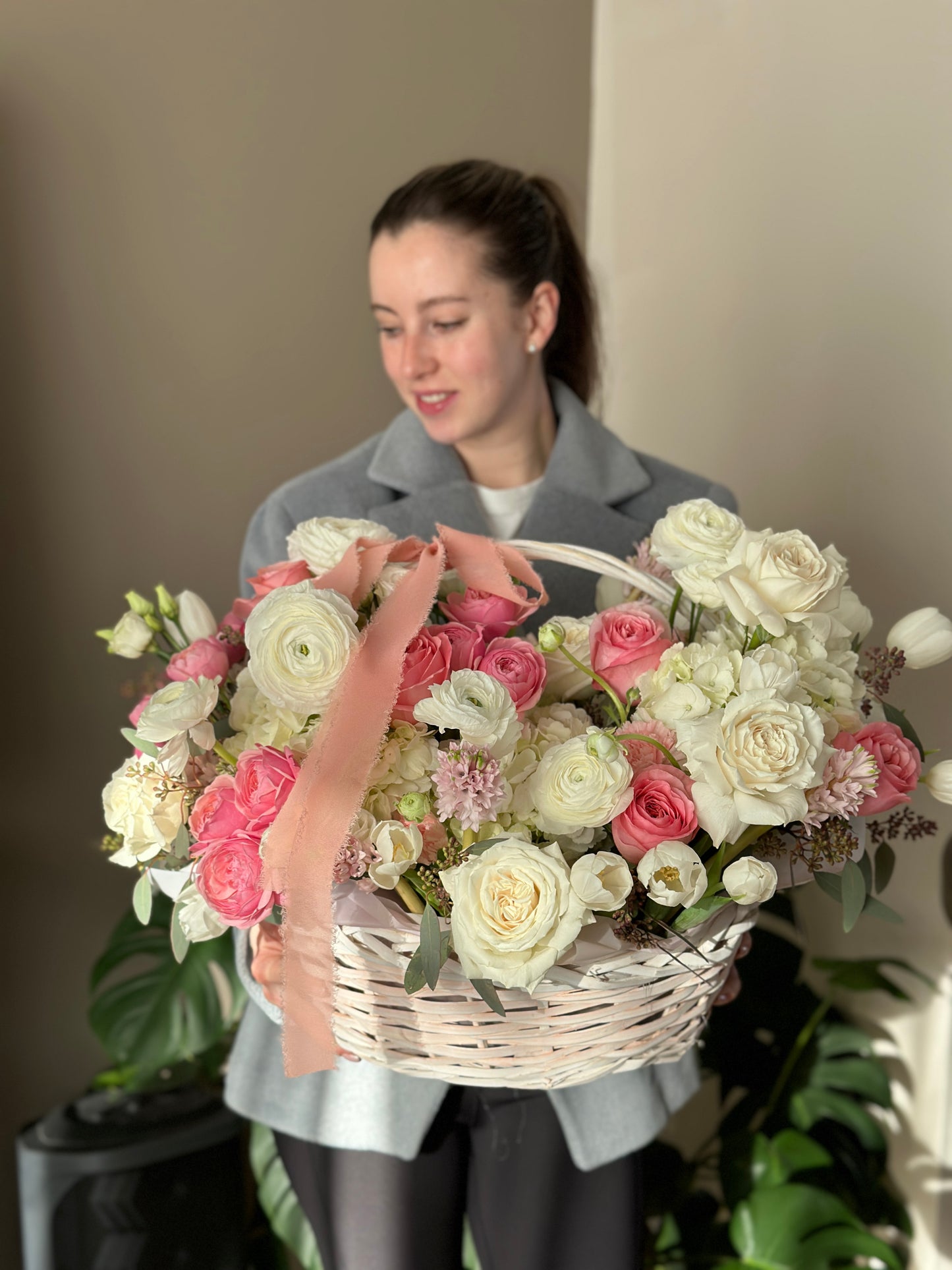 Extra Large Spring Flower Basket