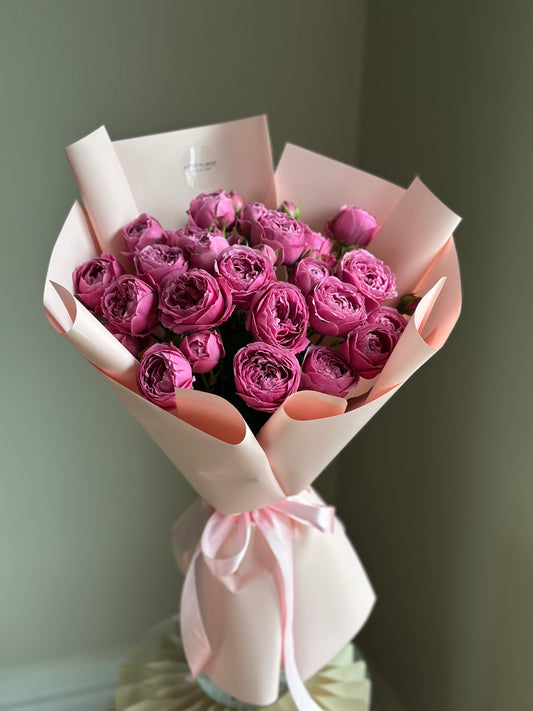 Pink Cloud- Bouquet of 9 spray roses