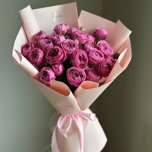 Bouquet “Blush peony roses”